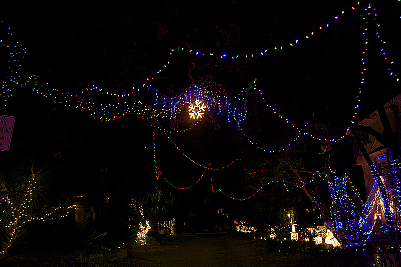 North Forest Beach Christmas Lights 